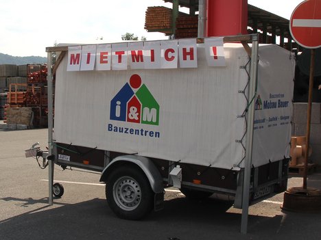 Vermietung diverser Mietobjekte (Rüttelplatten, Kleinmaschinen usw.)